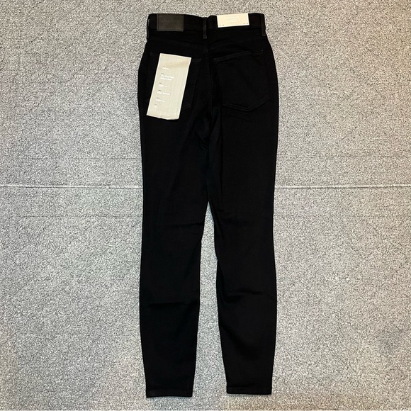 NWT Everlane The Way-High Skinny Crop Jeans Womens Size 25 Black Stretch - Picture 14 of 14